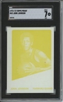 1972 Topps #43 John Johnson 9 card progressive proof.